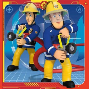 PUZZLE POMPIERUL SAM, 3X49 PIESE - RAVENSBURGER (RVSPC05077)