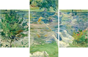 Tablou - Berthe Morisot, Girl in a Boat with Geese, reproducere (90x60 cm)