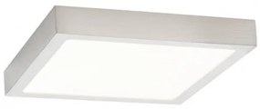 Plafoniera LED moderna design slim Lero 23x23cm aluminiu mat