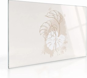 Tablou pe sticlă - Monstru de linie N⁰1 (70x50 cm)