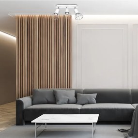 Spot DANTE 3xGU10/25W/230V alb/crom lucios