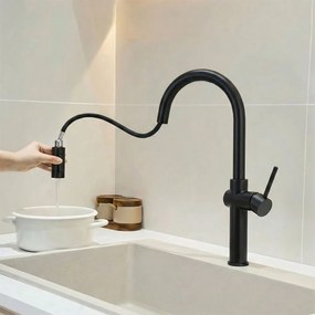 Baterie de bucătărie Rea Fresh High Black
