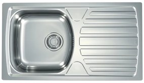 ALVEUS SETA259 - Chiuvetă de bucătărie BASIC+baterie pentru chiuvetă RIVIERA, 14,8 cm satinat/crom