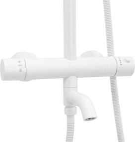 Set de dus cu termostat Lungo White Matt