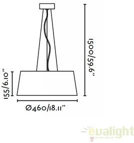 Pendul design modern AINA LED 64174
