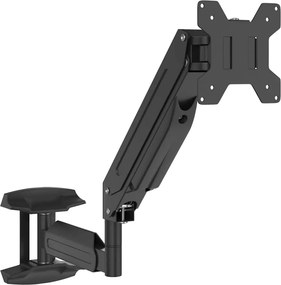 vidaXL Suport de perete monitor ecran max 27 inci cu arc de gaz 10 kg