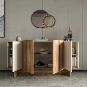 Dulap Diana Sand and Walnut