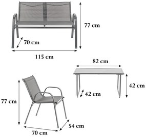 Set mobilier de grădină Lorca 4+1