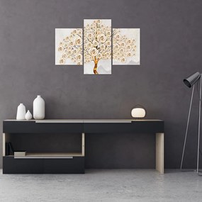 Tablou cu copac cu flori (90x60 cm)