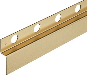 Profil inclinat stanga pentru perete Balneo Floor Strips 170 cm finisaj auriu periat