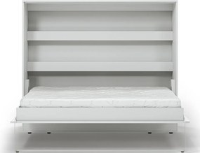 Pat rabatabil Devesto Horizontal Wall 140 alb, 200x140 cm – Alb