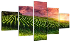 Tablou cu vie cu cerul color (125x70 cm), în 40 de alte dimensiuni noi