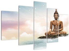 Tablou - Buddha care supraveghează pământul (150x105 cm)