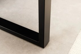 Masa din lemn de salcam cu rasina epoxidica albastra LIQUID 160cm