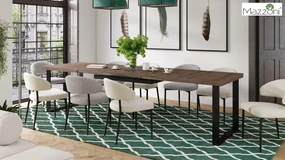 MAZZONI EXPORT IRIS Bej Latte (material Monza 60) - SCAUN MODERN TAPIȚAT BOUCLÉ PENTRU SALON/SUFRAGERIE LOFT