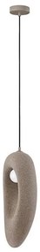 Pendul design modern, Stone Brown, TEMPUS, 18x48cm