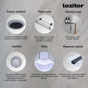 Cabină de duș Cora cu tavă adâncă și instalare pe partea stângă