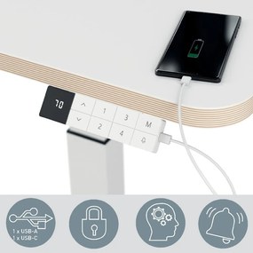 Masă ajustabilă ergonomică Ergo – Leitz