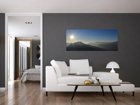 Tablou - Deasupra vârfurilor de munți (120x50 cm)