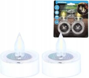 Lumanari solare LED FLARNIS, set 2 bucati