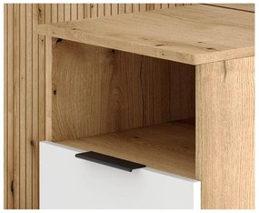 Mobilier hol Nadrano (stejar evoke + alb) . 1097141