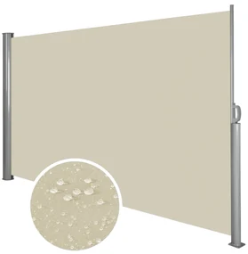 Paravan solar retractabil-bej-simplu
