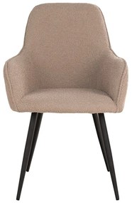 Scaune de dining bej 2 buc. Harbo – House Nordic
