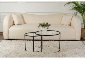 Set de măsuțe de cafea Aurum Black 60 cm, 2buc.