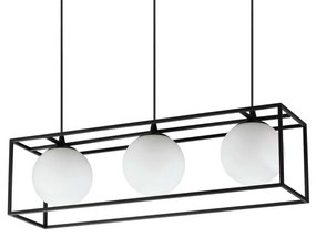 Lustra suspendata design modern Lingotto sp3 negru