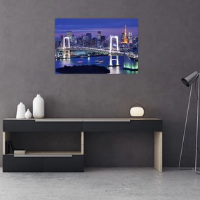 Tablou metropolei nocture (90x60 cm)