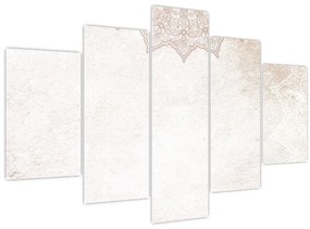 Tablou - Mandala pe zid (150x105 cm)