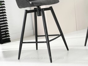 Scaun Ignis (grafit închis + negru). 1110699