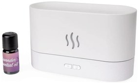 Difuzor aromă LED RGB ultrasonic 180ml cu umidificator și iluminare albă