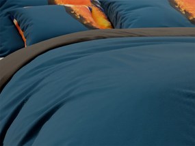 Lenjerie de pat 3D ALBASTRU-GRIS LEDNACEC Dimensiune lenjerie de pat: 70 x 90 cm | 140 x 200 cm