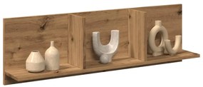 vidaXL Dulap de perete, stejar artizanal 100x16,5x30 cm lemn prelucrat