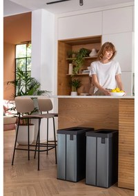 Coș de gunoi albastru de reciclat din plastic reciclat 54 l Verto Recycle – Curver