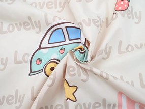 Lenjerii din bumbac pentru patut Culoare roz, AUTO LOVELY