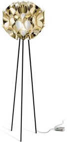 Lampadar cu trepied realizat manual Flora Gold
