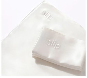 Față de pernă din mătase 51x76 cm White – slip