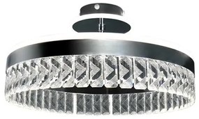 Lustră LED dimabilă aplicată LED/75W/230V 3000-6500K crom + telecomandă