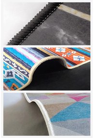 Covor, Woopamuk191, 80x150 cm, 70% bumbac/30% poliester, Multicolor
