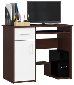 Masă PC Jaloms (wenge + Alb). 1069702