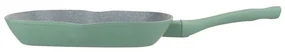 Tigaie grill Valdinox Sabio, aliminiu forjat, interior antiaderent granit, 28 cm