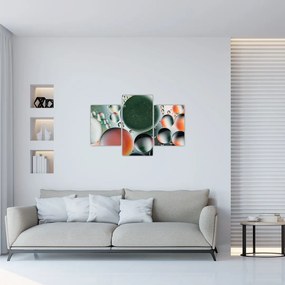 Tablou abstract - buline (90x60 cm)