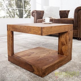Masuta Living din lemn de trandafir Giant S 45cm Sheesham A-37459 VC