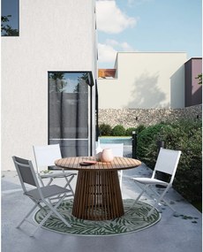 Masă de grădină rotundă din lemn de acacia ø 120 cm Rodano – Bizzotto