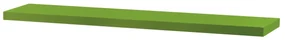 Raft de perete verde, 120 x 24 x 4 cm