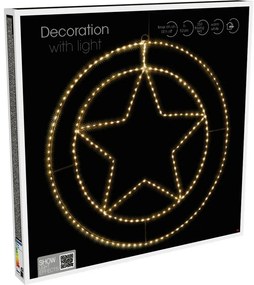 Decorațiune luminoasă de Crăciun LED Trinket Star 270 LED, 52 cm