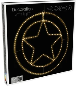 Decorațiune luminoasă de Crăciun LED Trinket Star 270 LED, 52 cm