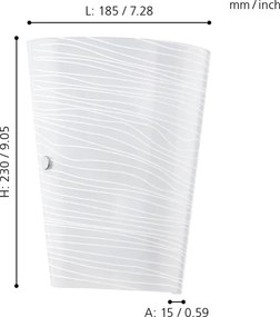 Aplică Eglo 91856 CAPRICE 1xE27/60W/230V